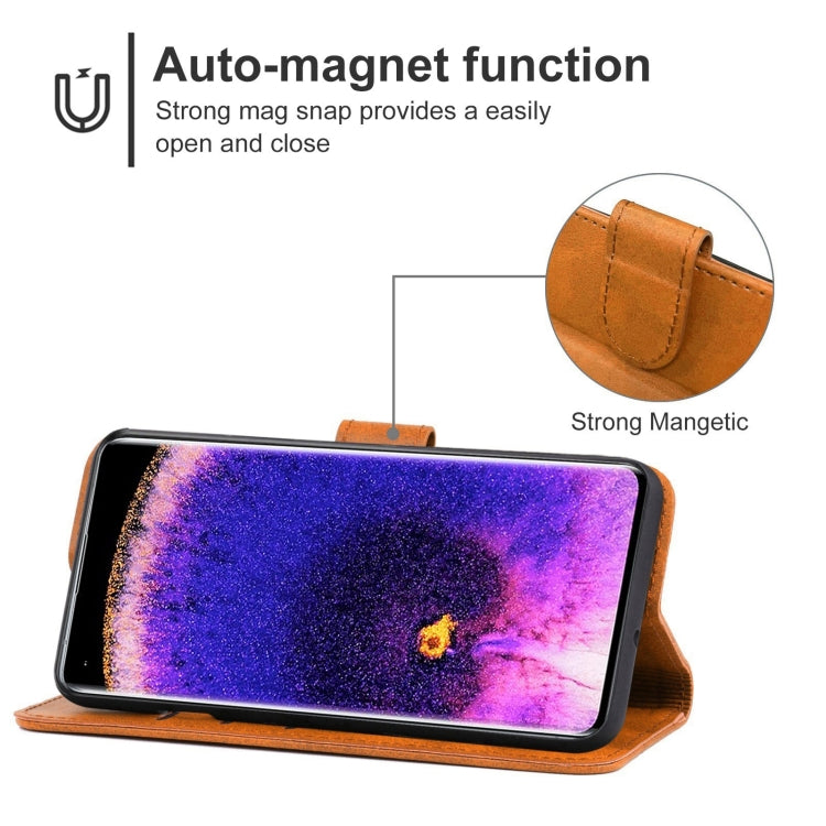 Leather Phone Case For OPPO Find X5