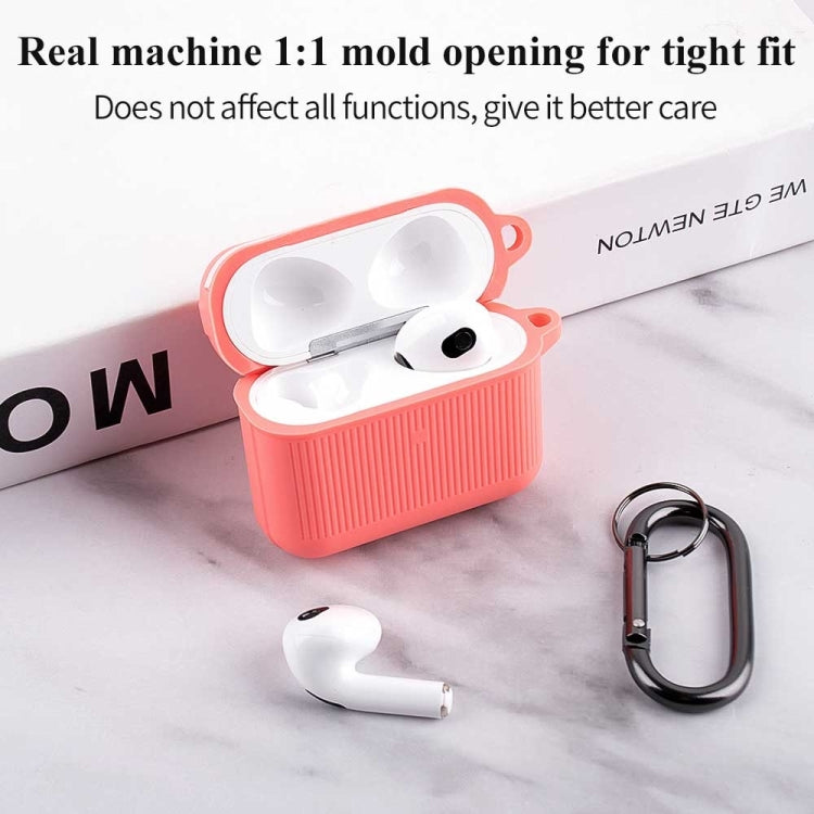 Suitcase Silicone Earphone Protective Case with Hook For Airpods 3