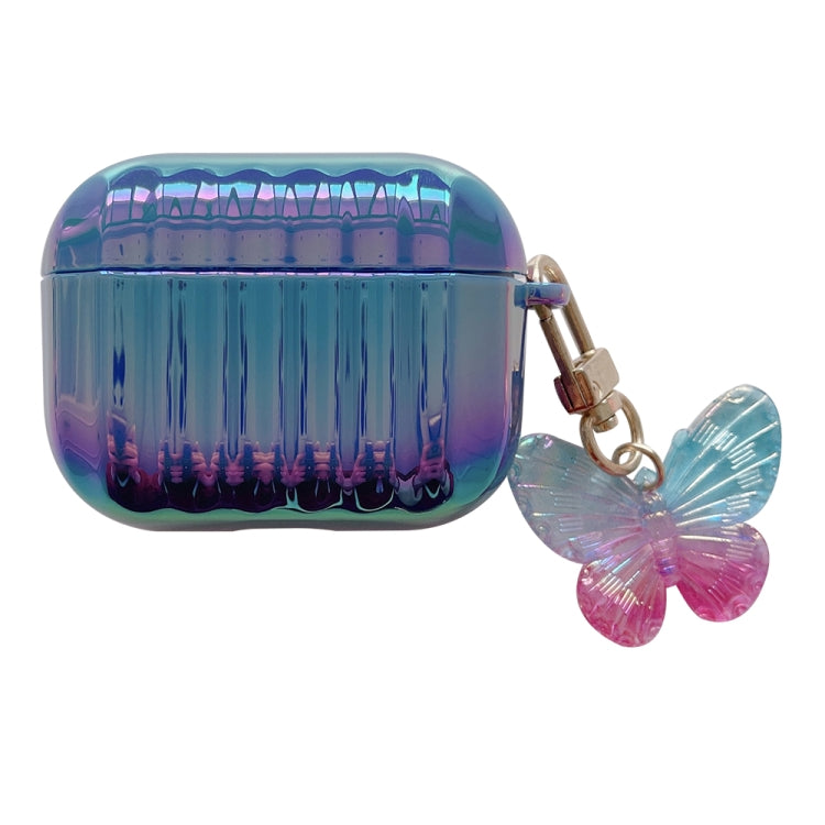 Color Plated PC Earphone Case with Butterfly Clasp For AirPods Pro