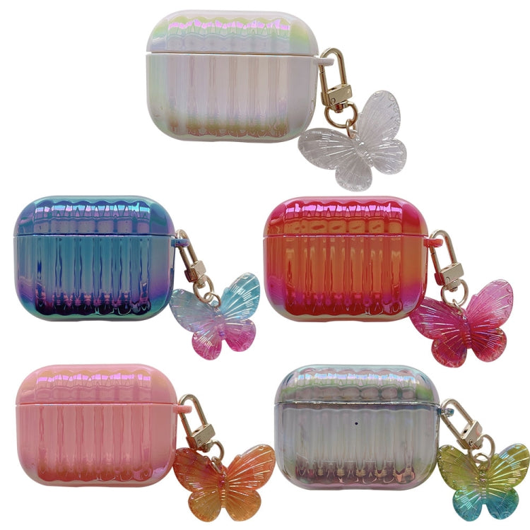 Color Plated PC Earphone Case with Butterfly Clasp For AirPods Pro