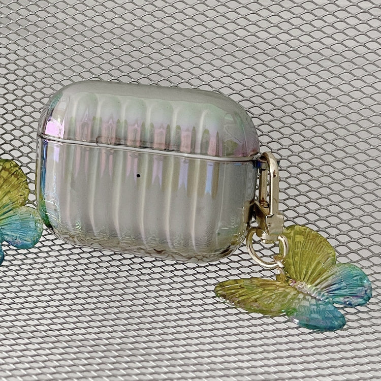 Color Plated PC Earphone Case with Butterfly Clasp For AirPods Pro