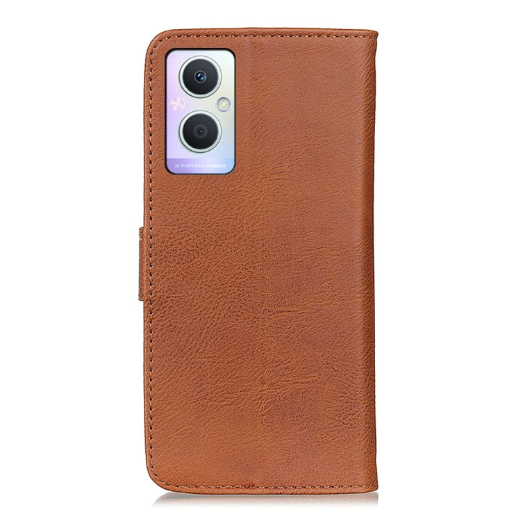 For OPPO A96 5G / Reno7 Z / F21 Pro 5G / OnePlus Nord N20 5G KHAZNEH Cowhide Texture Flip Leather PhoneCase
