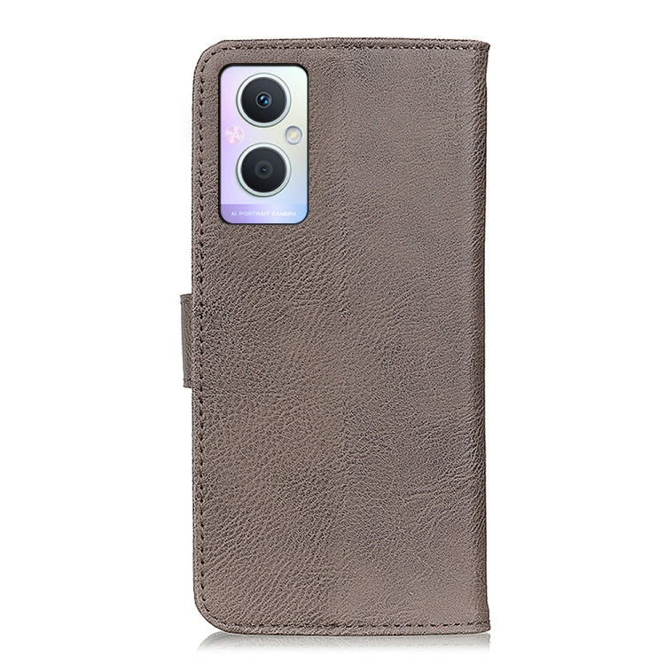 For OPPO A96 5G / Reno7 Z / F21 Pro 5G / OnePlus Nord N20 5G KHAZNEH Cowhide Texture Flip Leather PhoneCase