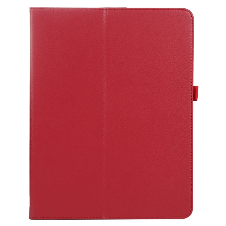For iPad Pro 12.9 2022 / 2021 / 2020 / 2018 Litchi Texture Solid Color Leather Tablet Case