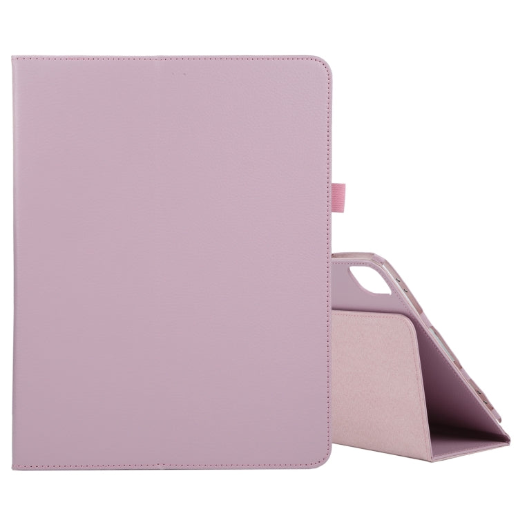 For iPad Pro 12.9 2022 / 2021 / 2020 / 2018 Litchi Texture Solid Color Leather Tablet Case