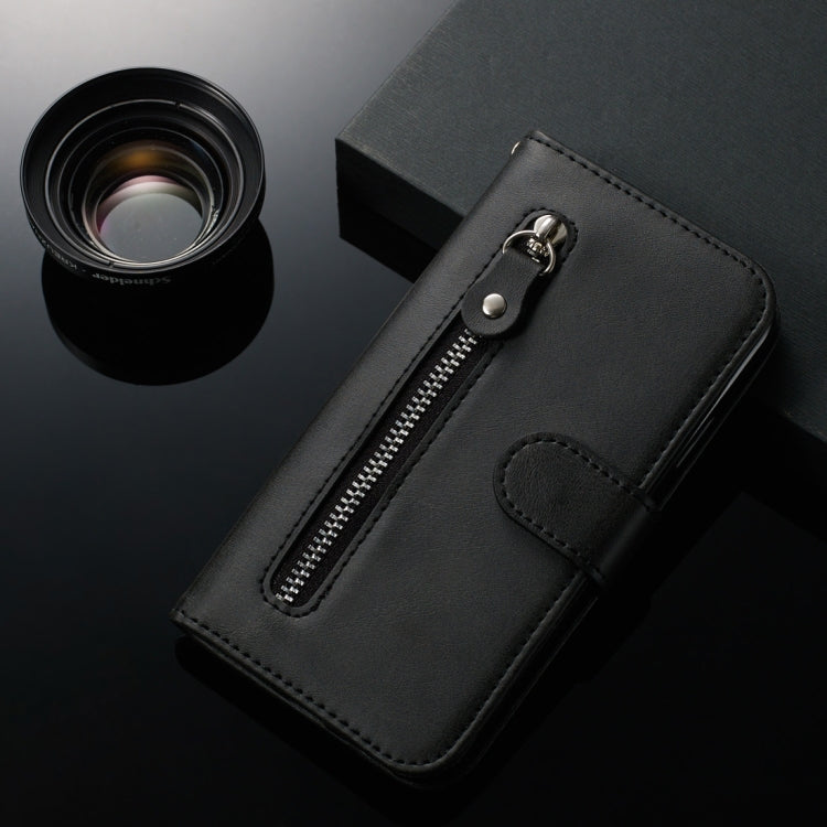 For Xiaomi Redmi Note 8 Fashion Calf Texture Zipper Horizontal Flip PU Leather Case, with Holder & Card Slots & Wallet