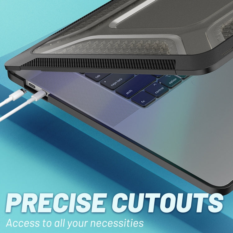 PC + TPU Honeycomb Laptop Protective Case For MacBook Pro 16 inch A2141