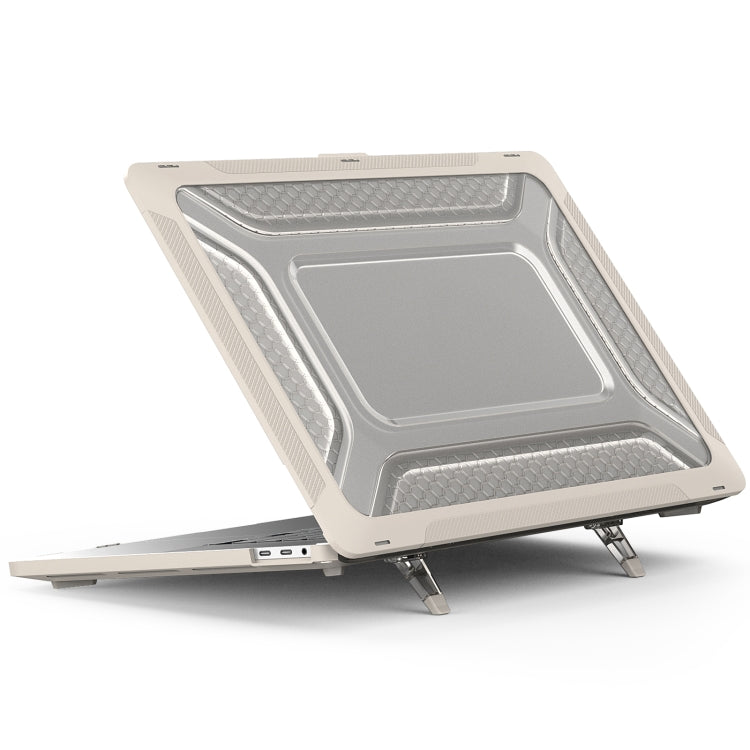 PC + TPU Honeycomb Laptop Protective Case For MacBook Pro 16 inch A2141