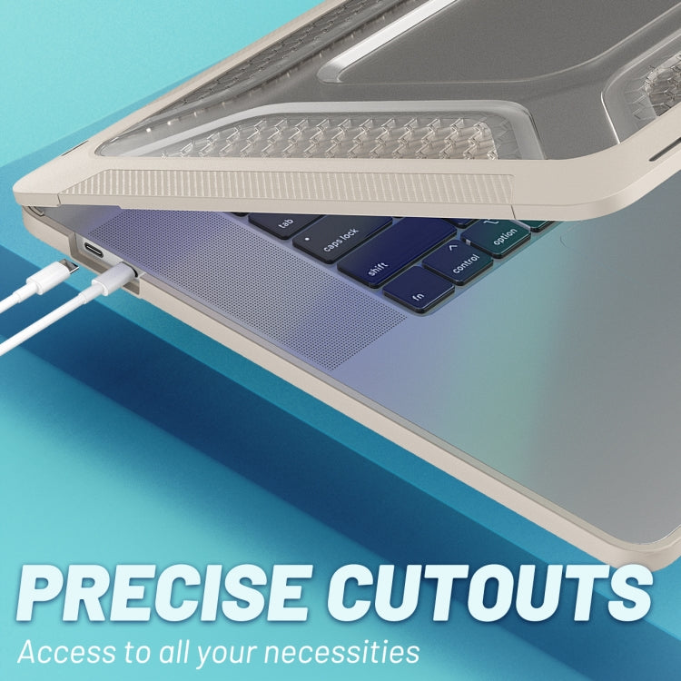 PC + TPU Honeycomb Laptop Protective Case For MacBook Pro 16 inch A2141