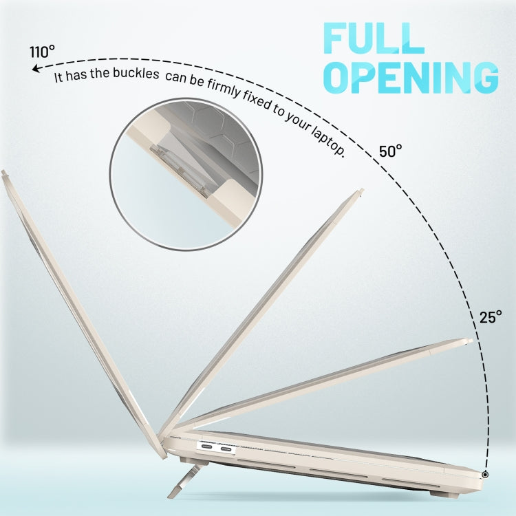 PC + TPU Honeycomb Laptop Protective Case For MacBook Pro 16 inch A2141