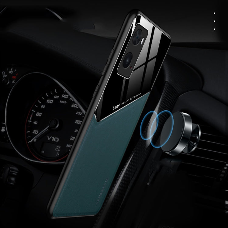 For OPPO A36 All-inclusive Leather + Organic Glass Phone Case