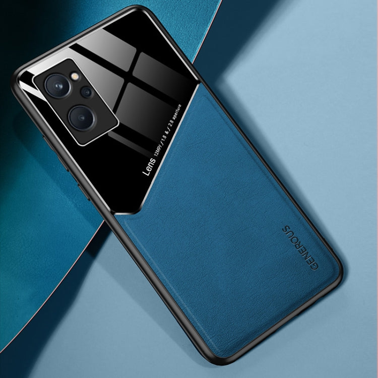 For OPPO Realme 9i All-inclusive Leather + Organic Glass Phone Case
