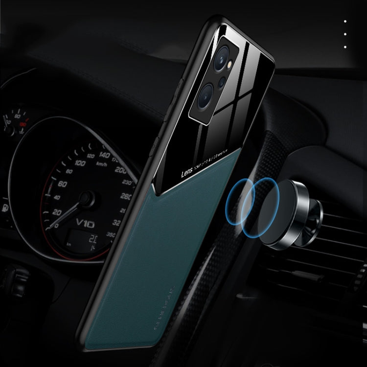 For OPPO Realme 9i All-inclusive Leather + Organic Glass Phone Case