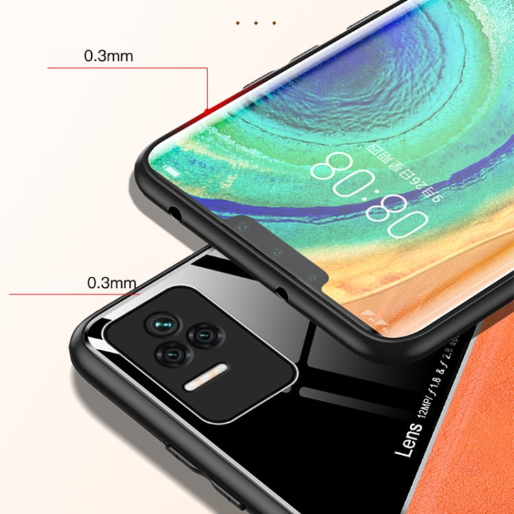 For Xiaomi Redmi K50 Pro All-inclusive Leather + Organic Glass Phone Case