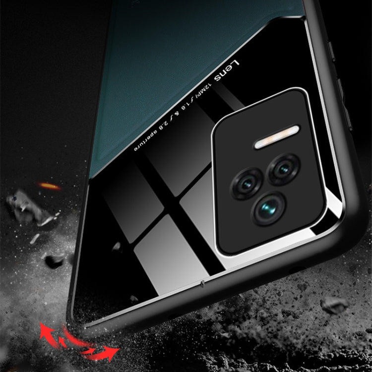 For Xiaomi Redmi K50 Pro All-inclusive Leather + Organic Glass Phone Case