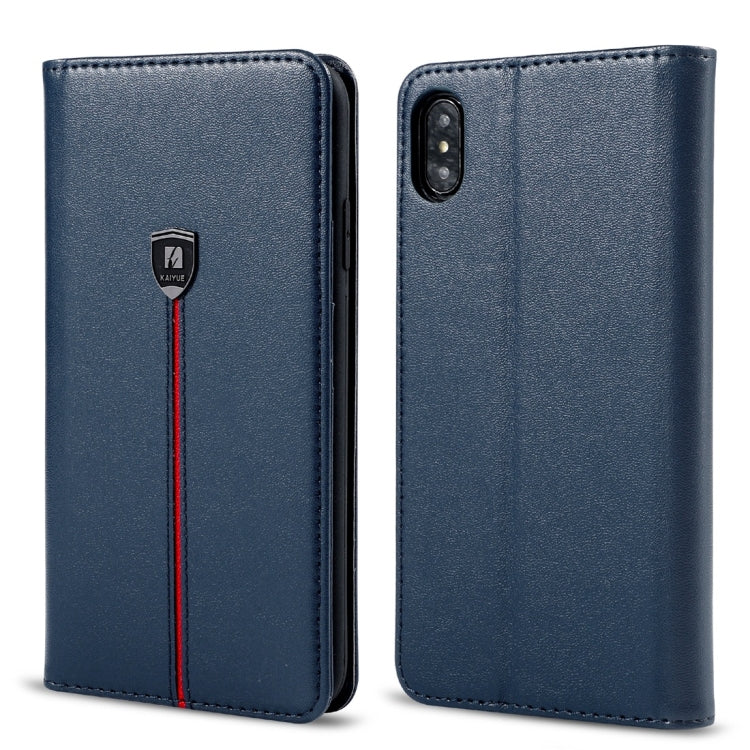 For iPhone X / XS Microfiber Horizontal Flip Leather Case with Holder & Card Slots & Wallet