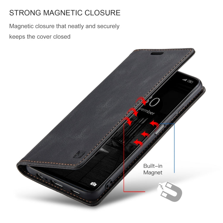 For Xiaomi Redmi Note 11 5G AutSpace A01 Skin-feel Crazy Horse Leather Phone Case