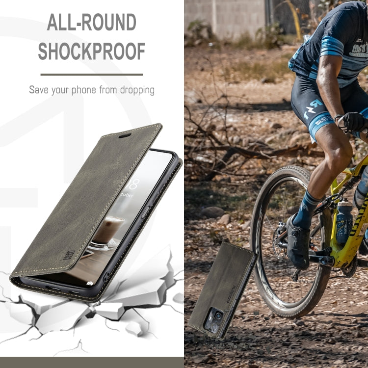 For Xiaomi Mi 11T /11T Pro AutSpace A01 Skin-feel Crazy Horse Leather Phone Case