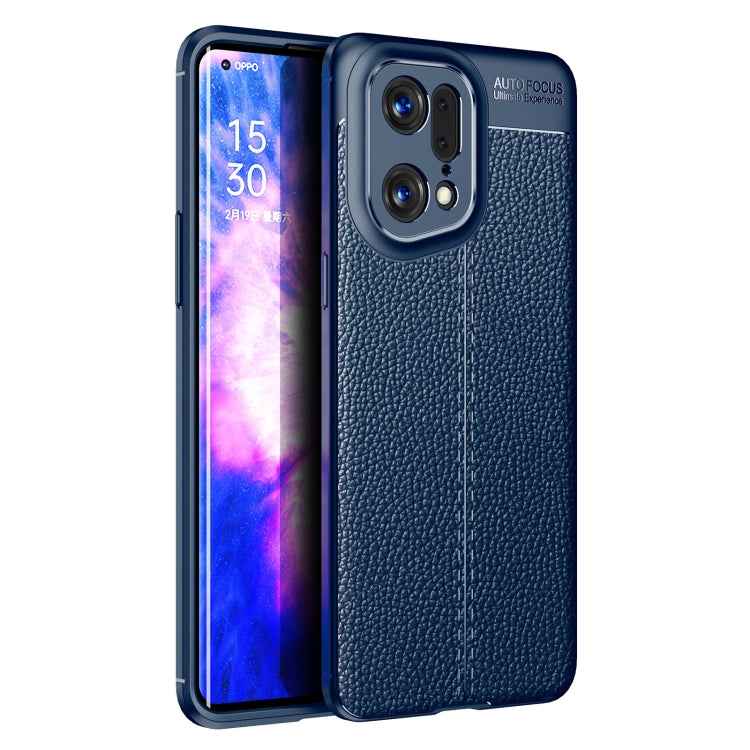For OPPO Find X5 Pro Litchi Texture TPU Shockproof Phone Case