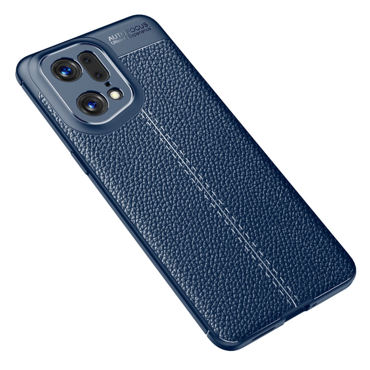 For OPPO Find X5 Pro Litchi Texture TPU Shockproof Phone Case