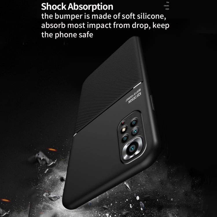 For Xiaomi Redmi Note 11S / Note 11 4G Classic Tilt Magnetic PC + TPU Phone Case