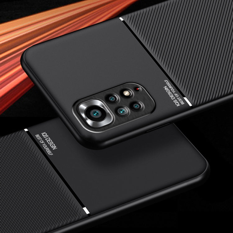 For Xiaomi Redmi Note 11S / Note 11 4G Classic Tilt Magnetic PC + TPU Phone Case