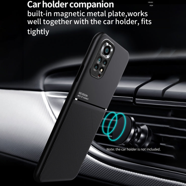 For Xiaomi Redmi Note 11S / Note 11 4G Classic Tilt Magnetic PC + TPU Phone Case