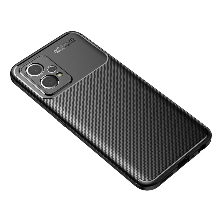 For OPPO Realme 9 Pro+ Carbon Fiber Texture Shockproof TPU Phone Case