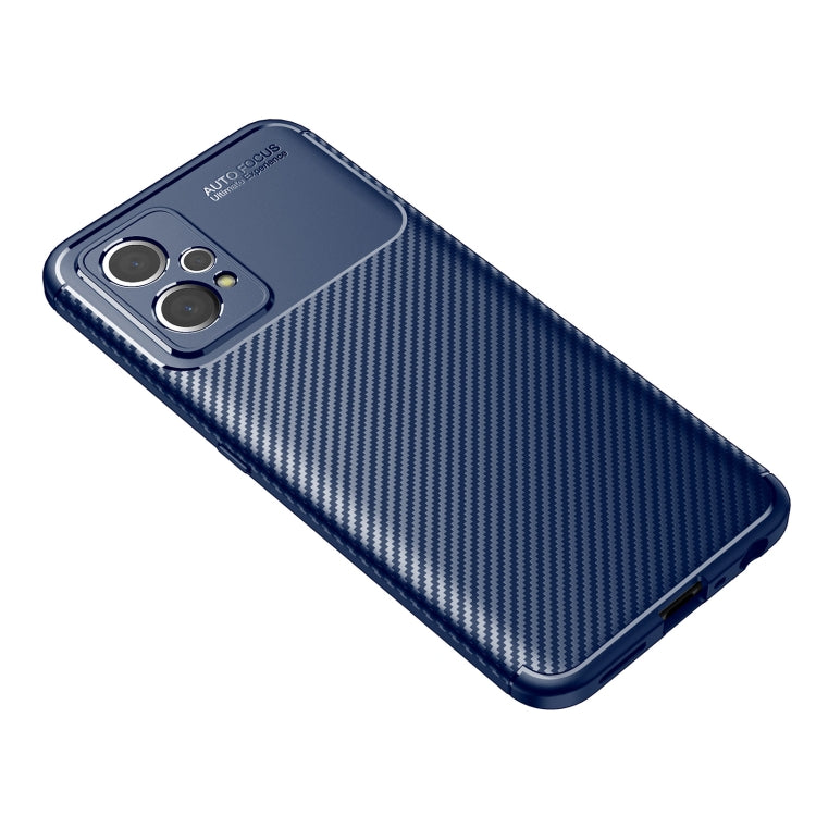For OPPO Realme 9 Pro+ Carbon Fiber Texture Shockproof TPU Phone Case