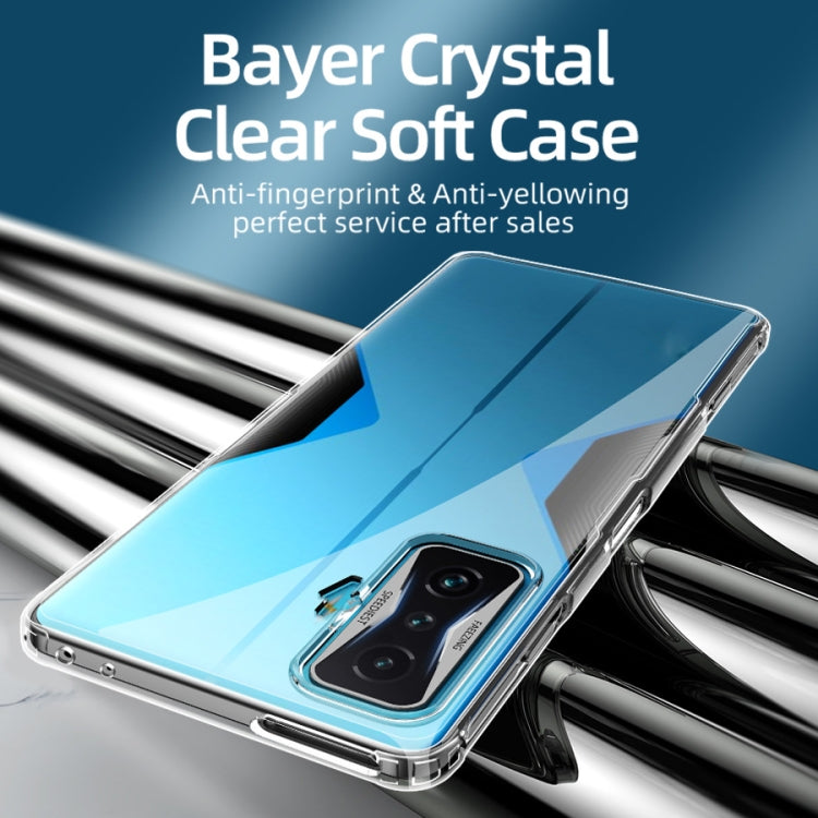 For Xiaomi Redmi K50 Gaming Ice Crystal PC + TPU Phone Case