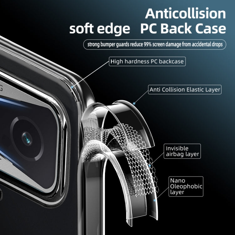 For Xiaomi Redmi K50 Gaming Ice Crystal PC + TPU Phone Case