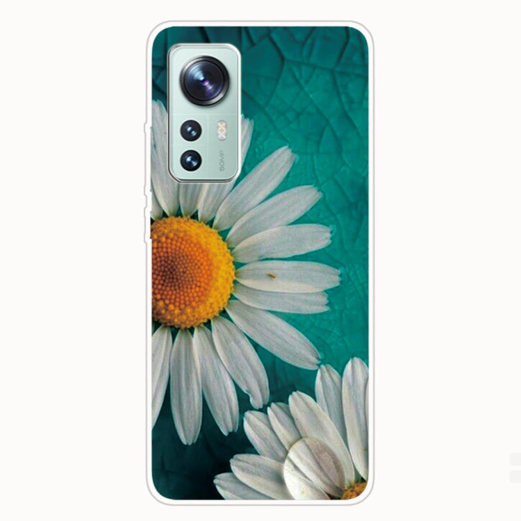For Xiaomi 12 Pro Painted Transparent Shockproof TPU Protective Phone Case