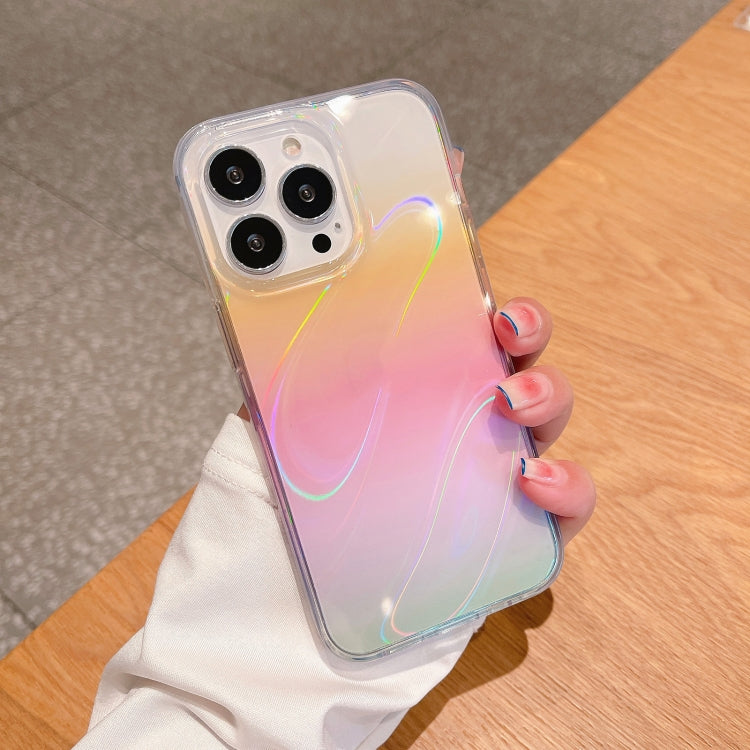 For iPhone 12 Pro Max Laser TPU Shockproof Phone Case