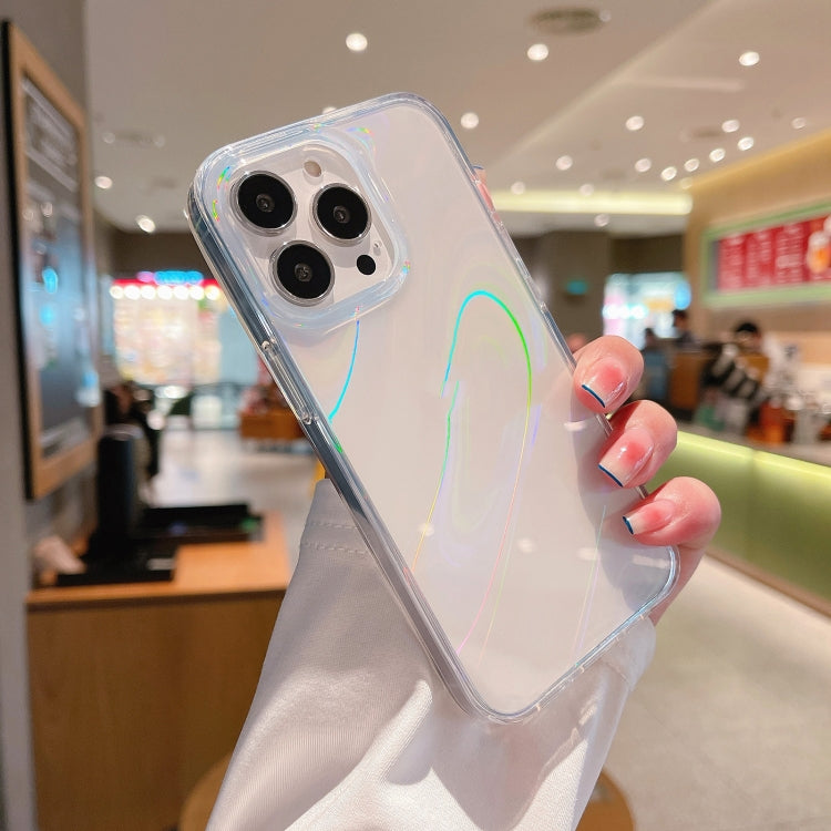 For iPhone 11 Laser TPU Shockproof Phone Case