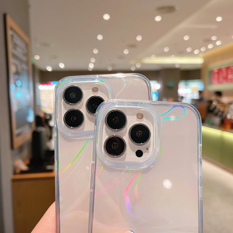 For iPhone 11 Pro Max Laser TPU Shockproof Phone Case