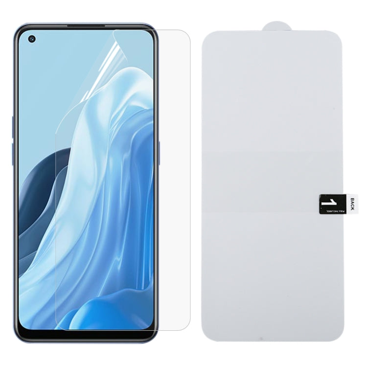 Full Screen Explosion-proof Hydrogel Film For OPPO Reno7 / Reno7 Z 5G / Reno7 5G / Reno7 Lite / Reno8 Lite / F21 Pro 5G / F21s Pro 5G