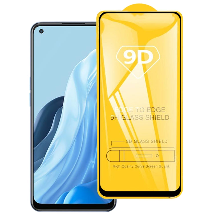 9D Full Glue Screen Tempered Glass Film For OPPO Reno7 / Reno7 Z 5G / Reno7 5G / Reno7 Lite / Reno8 Lite / F21 Pro 5G / Reno8 4G / F21s Pro 5G / Reno8 Z