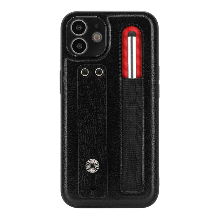 Leather Belt Shockproof Protective Phone Case with Touch Screen Pen & Holder For iPhone 11