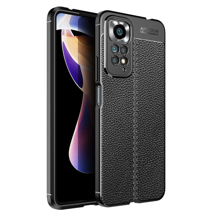For Redmi Note 11 Pro Overseas Version Litchi Texture TPU Shockproof Phone Case