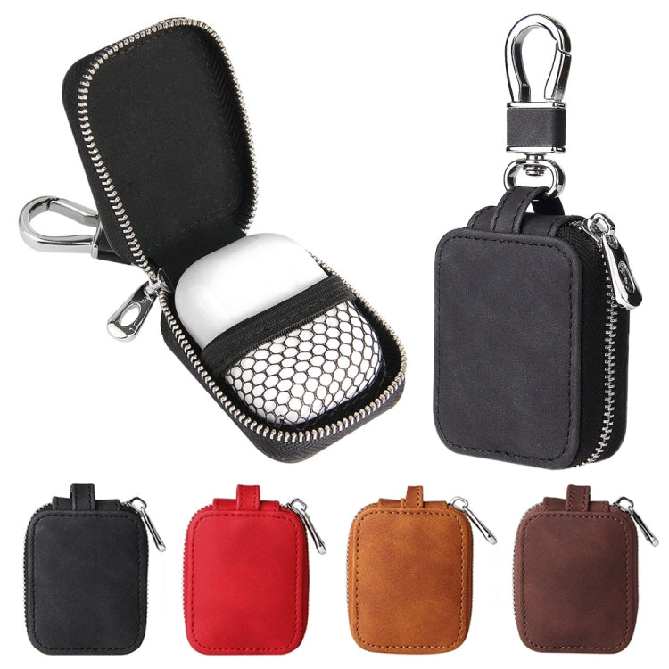 Leather Earphone Protective Case with Hook For Airpods 3 / Airpods Pro / Airpods 1 / 2