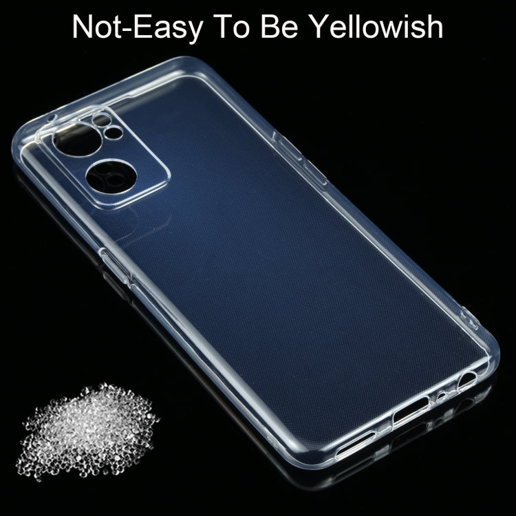 For OPPO Reno7 5G / Find X5 Lite Foreign 0.75mm Ultra-thin Transparent TPU Phone Case