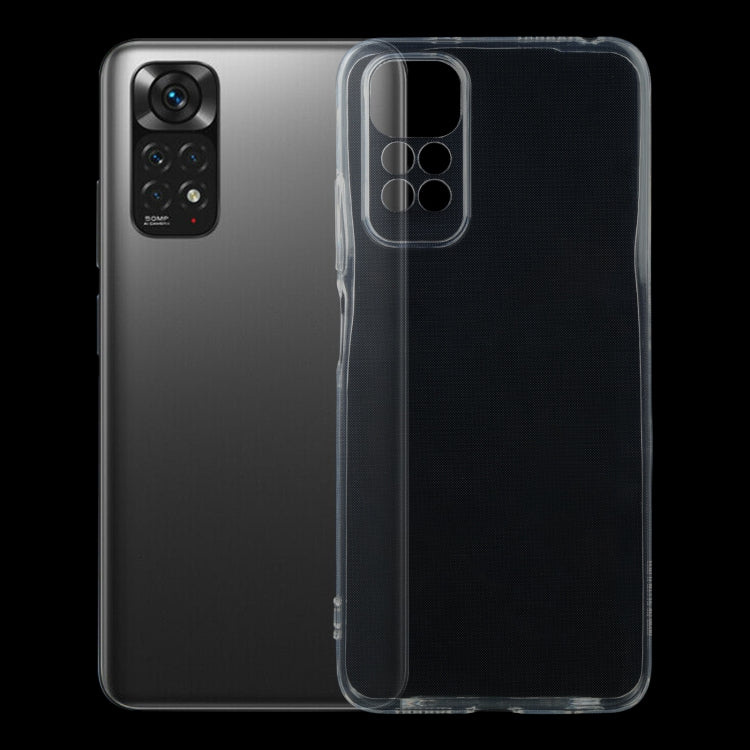 For Xiaomi Redmi Note 11 0.75mm Ultra-thin Transparent TPU Phone Case