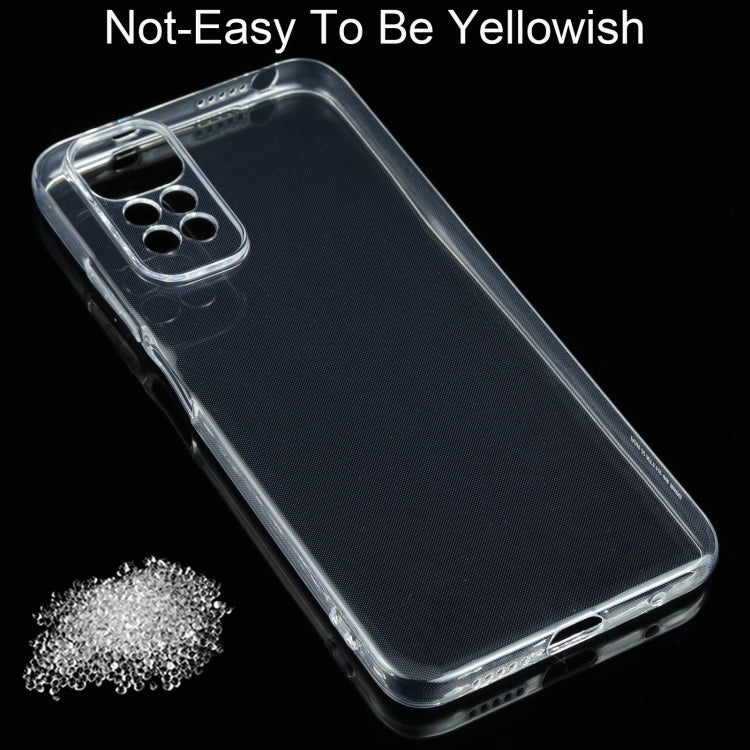 For Xiaomi Redmi Note 11 0.75mm Ultra-thin Transparent TPU Phone Case