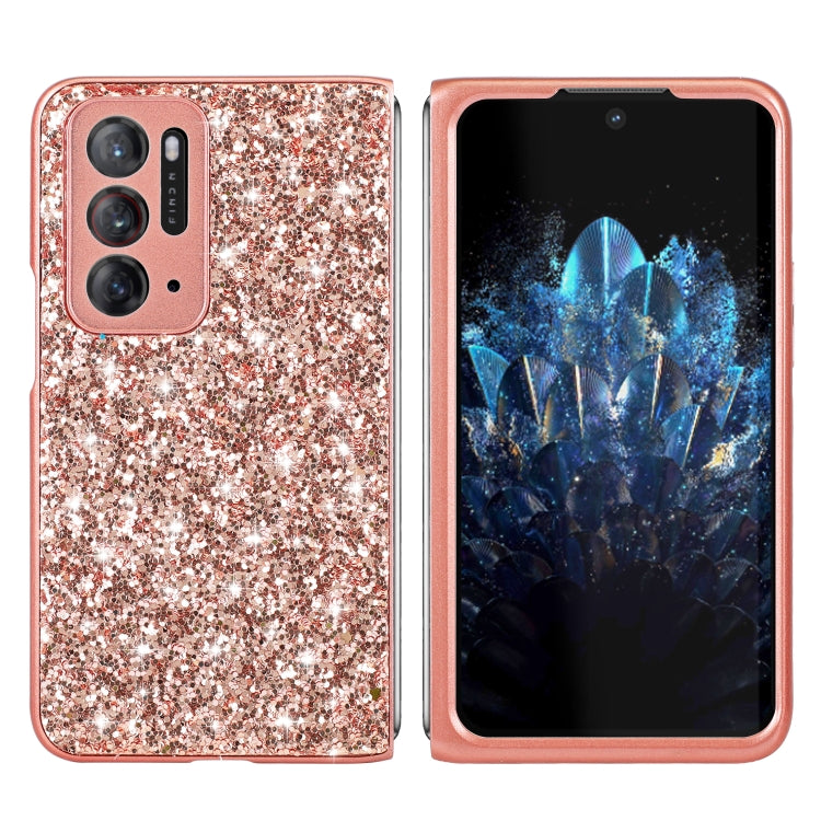 For OPPO Find N Glitter Powder Shockproof TPU Folding Phone Case