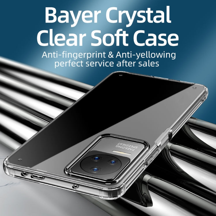 For Xiaomi Redmi K50 Crystal PC + TPU Phone Case