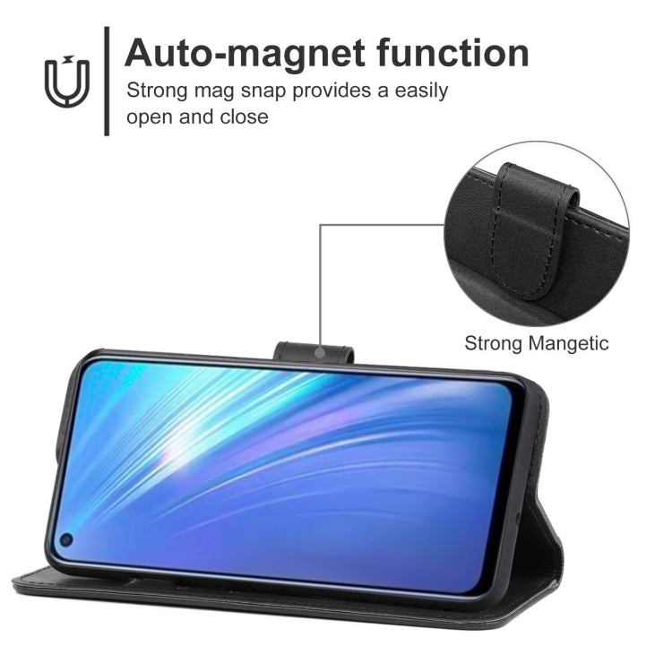 Leather Phone Case For OPPO Realme 6