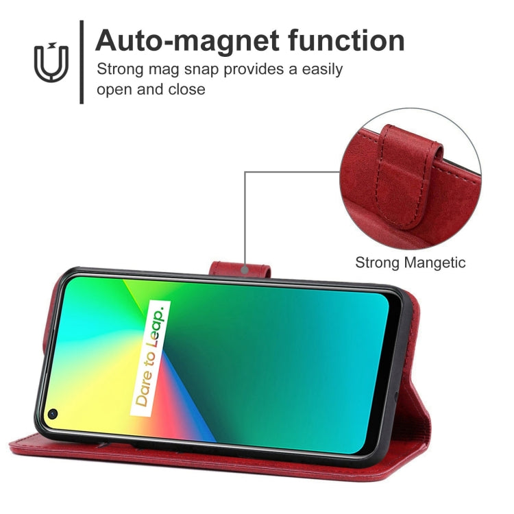 Leather Phone Case For OPPO Realme 7i