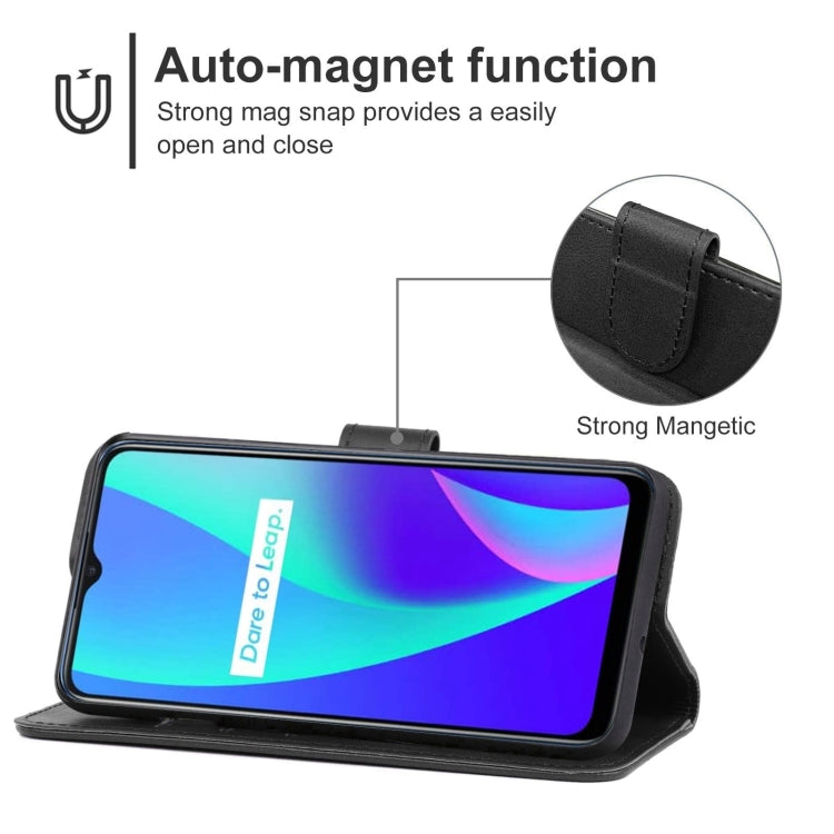 Leather Phone Case For OPPO Realme C15