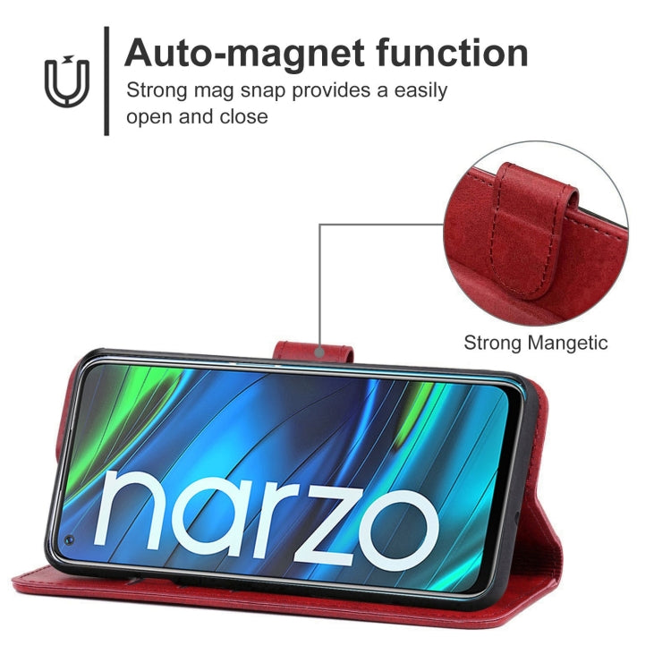 Leather Phone Case For OPPO Realme Narzo 20 Pro