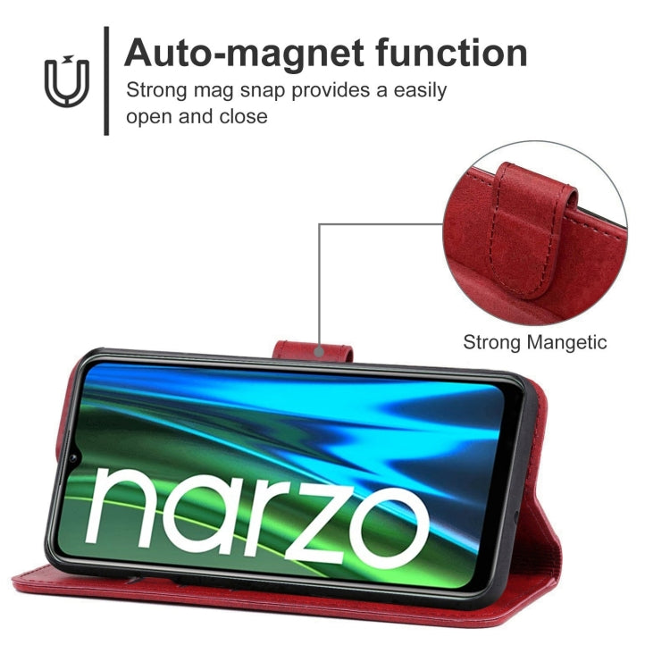 Leather Phone Case For OPPO Realme Narzo 50i